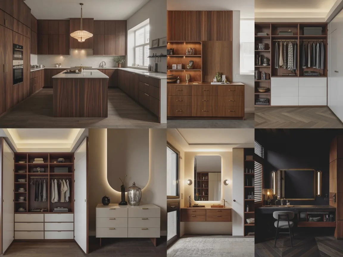 Luxury wall paneling fluted oak NYC home interior