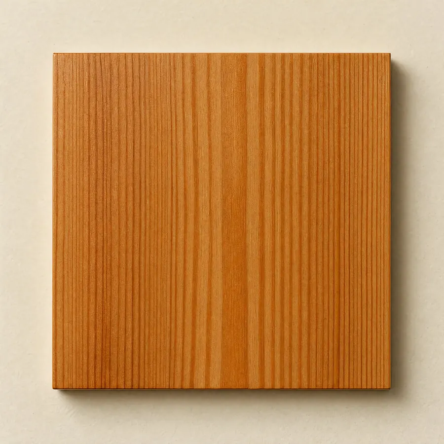 Douglas fir finish sample