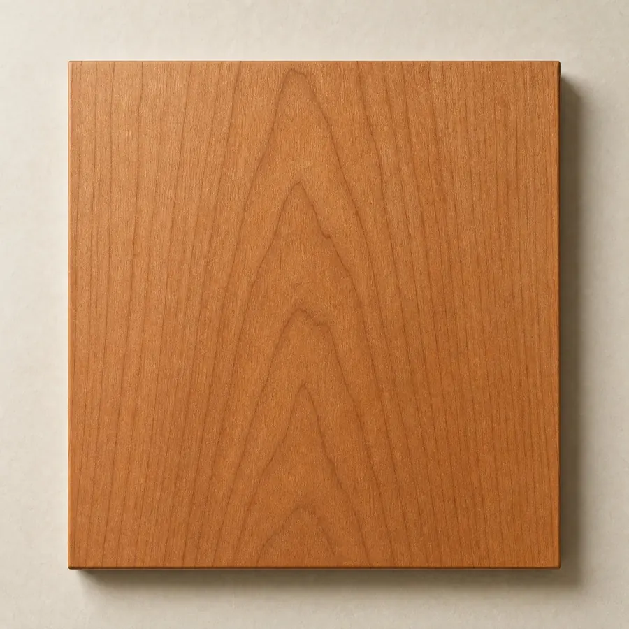 Natural cherry finish sample