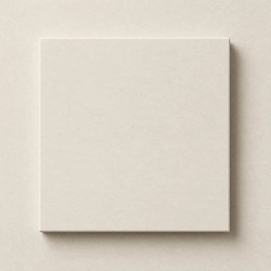 Painted maple finish sample, ivory
