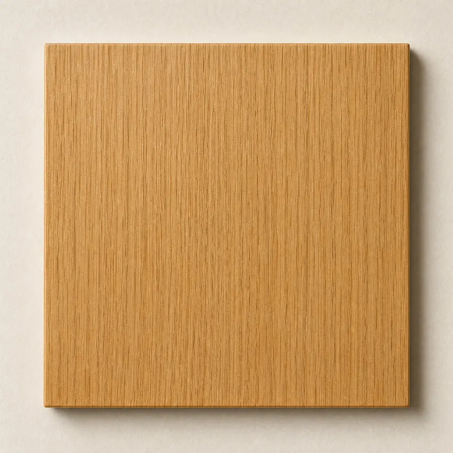 Rift-cut white oak finish sample